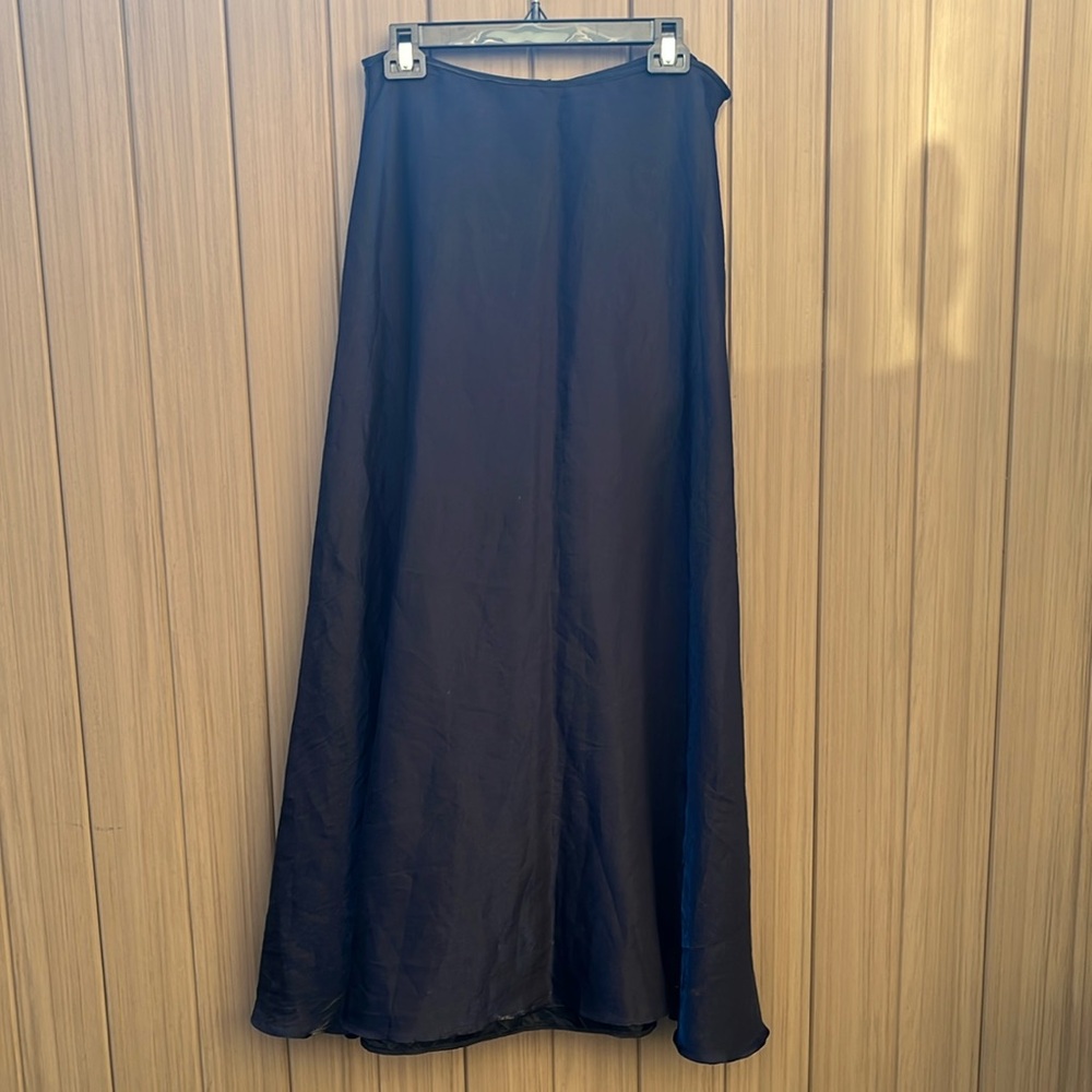 Vintage Y2K Scott McClintock A Line Formal Maxi Skirt Shimmer Tafetta Women's 12